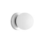 Arandela Luminária Lunar Globo 10 cm Moderno Prata 005