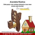 Arandela Luminária Lustre Pendente Rústico 110/220 V