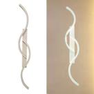Arandela Luminária Parede 74cm Minimalista Ondas Led 3000K Bivolt Branca Sindora DCB03266