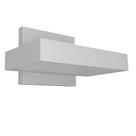 Arandela luz indireta 2 Lamp. G4 Branco - Ref:100 Hansa