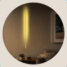 Arandela Luz Parede Perfil Led Decorativa Resistente 220V Dourado Arandela Luz Parede Perfil Led Decorativa Resistente 220V Dourado
