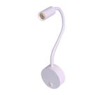 Arandela Metal Branco com foco direcionável 3W 3.000K - Casual Light