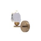 Arandela Metal e Cristal Dourado Led 5W 3000K 15cm Arandela Metal e Cristal Dourado Led 5W 3000K 15cm