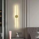 Arandela Moderna Slim Minimalista Linear Perfil LED Integrado 100cm Arandela Moderna Slim Minimalista Linear Perfil LED Integrado 100cm