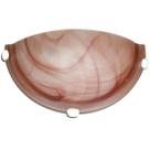 Arandela Murano Vidro 30cm 1 lampada E-27 Max 60w cafe Garra Branca