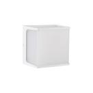 Arandela New Home 8W Em PC 3000K Branco Quente Preto/Branco