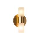 Arandela Nordecor Neal 2 G9 Bivolt Dourado Fosco 2449