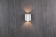 Arandela para área externa/interna Clean Led Curva 3W Branca IP65 3.000k bivolt -Blumenau iluminação Arandela para área externa/interna Clean Led Curva 3W Branca IP65 3.000k bivolt -Blumenau iluminação