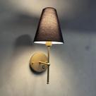 Arandela Parede Clássico Com Interruptor e Cúpula Cone Decoração de Casa e Sala, Quarto, Corredor, Cabeceira de Cama