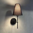 Arandela Parede Clássico Com Interruptor e Cúpula Cone Decoração de Casa e Sala, Quarto, Corredor, Cabeceira de Cama