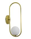Arandela Pendulo Arco Globo Bola Dourado 777/1 Spotline