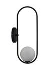 Arandela Pendulo Arco Globo Bola Preto 777/1 Spotline