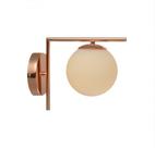 Arandela Pérola Cobre Brilho Com Globo Branco - Avant - 340304400