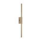 Arandela plafon lineare linear 60x5x5cm led 10w 3000k biv champagne usina imports ui20015/60cp-m