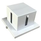 Arandela Quadrada 4 Facho 7X9X9cm 1G9 Branco - ADM - ADM96-BR