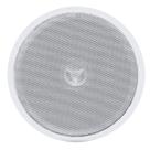 Arandela Redonda 6 Pol Coaxial Branca 70W RMS 8 Ohms Passiva Borda Emborrachada Bobina Simples - Leson 2LS0AT78B