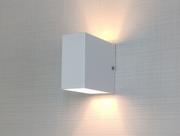 Arandela Retangular 9X8X4cm LED Branco