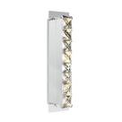 Arandela Retangular Cromada com Cristais Âmbar LED 5W 2700K Bivolt Starlux