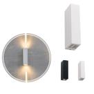 Arandela Retangular MITEL LED 2 Fachos 5º 6W 3000K Branca NORDECOR ST2923