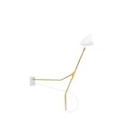 Arandela sa munclair branco c/ dourado Arandela sa munclair branco c/ dourado