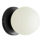 Arandela Slim Globo 10 Jabuticaba Preto Fosco