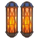 Arandela Solar Chama Wondrastical 74 LEDs à Prova dÁgua, 2 Unidades
