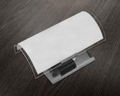 Arandela Suegil Calha base Inox com vidro fosco
