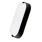 Arandela Tartaruga Led Preta 12w Luz Amarela 3000k Ip65 Gaya