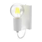 Arandela Taschibra Bilboquê Alumínio E27 Bivolt Branco Arandela Taschibra Bilboquê Alumínio E27 Bivolt Branco