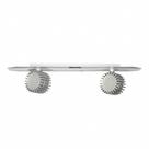 Arandela Taschibra Td 11/2 Prata Para 2 Lâmpadas GY 6.35 220V