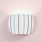 Arandela Titânio e Vidro Opaco Branco Frisado - Pier - W1074BR