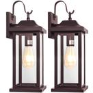 Arandelas de parede ao ar livre Roravilila 17" IP65 Waterproof Bronze