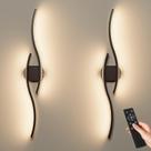 Arandelas de Parede hunhun Sem Fio Recarregáveis RGB, Kit com 2