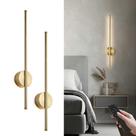 Arandelas de parede KARTOOSH 60 cm LED sem fio regulável em latão