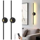 Arandelas de Parede TOOWELL Kit com 2 LED Dimerizável 10000mAh