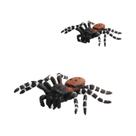 Aranha Falsa Grande De 10cm, Tarântula Preta, Brinquedo De Terror Para Halloween, Acessórios De
