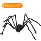 Aranha Gigante de Pelúcia Halloween 150cm Decoração Assustadora para Festa e Pegadinha