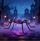 Aranha gigante iluminada de Halloween ao ar livre HBSpacstial 206 cm 115 LEDs Aranha gigante iluminada de Halloween ao ar livre HBSpacstial 206 cm 115 LEDs