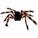 Aranha Gigante Laranja 70x17cm Decoração De Halloween