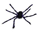 Aranha Gigante Roxa 70x17cm Decoração De Halloween
