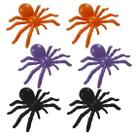 Aranhas Grandes 6un Cores Sortidas - Halloween