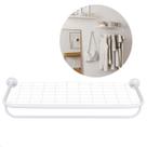 Arara 90cm Branco C/ Tela Organizador P/ Loja Ou Casa