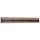 Arara Cabideiro Design Industrial Preto 60cm