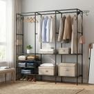 Arara Closet Modular Sapateira Guarda Roupa 3 Em 1 Regulável Preto