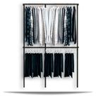 Arara de parede - 1,60m Smart black Arara de parede - 1,60m Smart black
