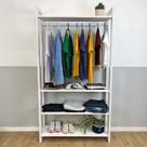 Arara de Roupas de Madeira Pinus Linea Ample Branco