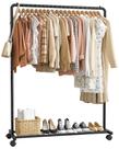 Arara de Roupas Sakugi de Metal Reforçado com Prateleira 113 x 43 x 150 cm