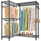 Arara de Roupas VIPEK L4 em L 110x74x194 cm, Alta Resistência