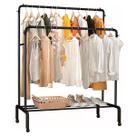 Arara Dupla Roupa Cabideiro Blusa Casaco Calçado Sandalia Sapateira Bolsa Chapeu Casa Quarto Closet Rodinhas Organizaçao Multiuso