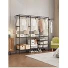Arara Guarda Roupas Com 3 Colunas Closet Aberto Desmontável Sapateira